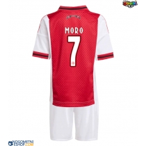 Otroški Nogometni dresi Ajax Raul Moro #7 Domači 2025-26 Kratek Rokav (+ Kratke hlače)